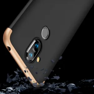 360° ochranný kryt Nokia 8.1 čierny (zlatý)