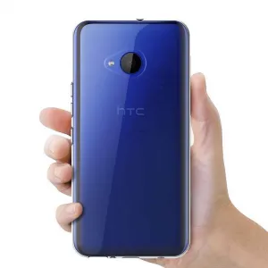 Silikónový obal HTC U11 Lite priehľadný