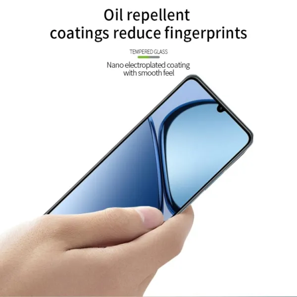 3D Tvrdené ochranné sklo pre Realme C61 / Realme C63