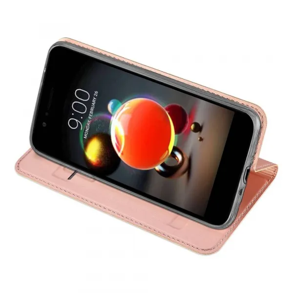DUX Peňaženkový obal LG K9 ružový