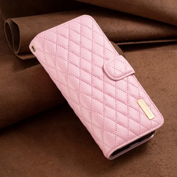 LATTICE PLUS Peňaženkové puzdro pre Samsung Galaxy Z Fold5 5G ružové