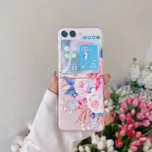 ART Plastový kryt pre Samsung Galaxy Z Flip5 5G BOUQUET
