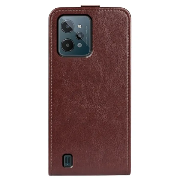 Vyklápacie puzdro Realme C31 hnedé