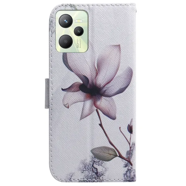 ART Peňaženkový kryt pre Realme C35 FLOWER