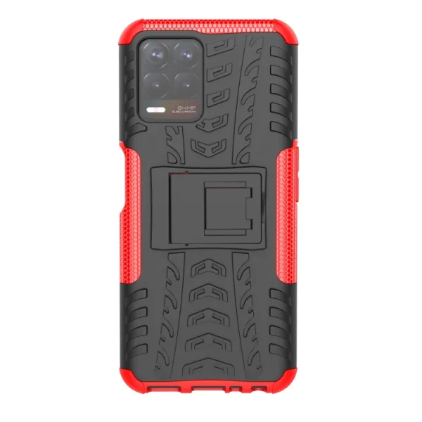 STAND Extra odolný obal Realme 8i červený