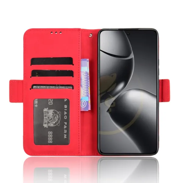 SLOT Peňaženkový obal pre Xiaomi 14T Pro červený