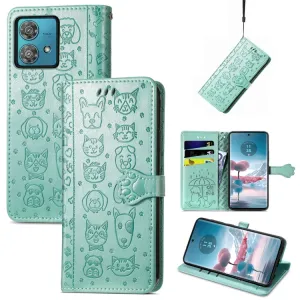 ART ANIMALS Peňaženkový obal pre Motorola Edge 40 Neo zelený