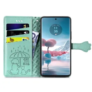 ART ANIMALS Peňaženkový obal pre Motorola Edge 40 Neo zelený
