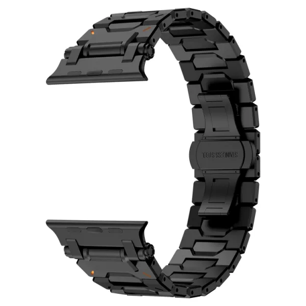 PATHFINDER Kovový remienok pre Apple Watch 10 / 11 46mm čierny