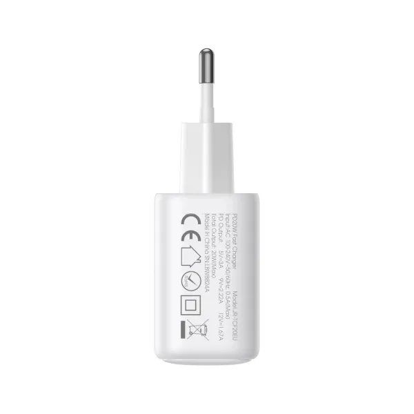 JOYROOM JR-TCF21 Sieťová nabíjačka USB-C / USB-A biela