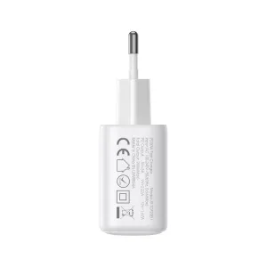 JOYROOM JR-TCF21 Sieťová nabíjačka USB-C / USB-A biela