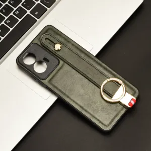HANDY Ochranný kryt s držiakom Motorola Moto E14 zelený