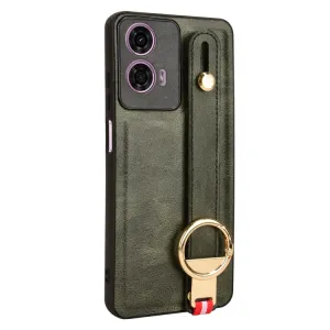 HANDY Ochranný kryt s držiakom Motorola Moto E14 zelený