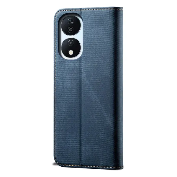 DENIM Peňaženkový kryt pre Honor X7b modrý