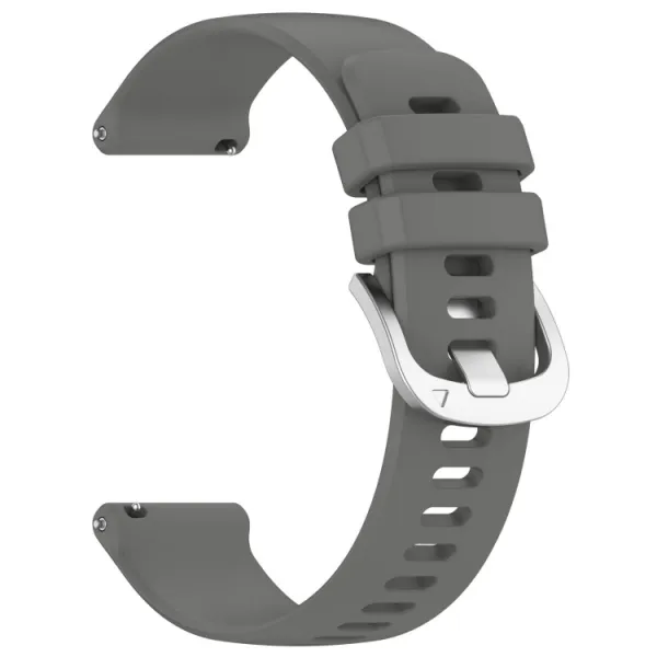 SILICONE Vymeniteľný remienok pre Huawei Watch GT 5 Pro 46mm / GT 6 Pro 46mm tmavošedý