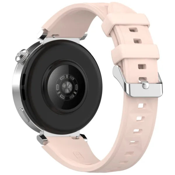 SILICONE Vymeniteľný remienok pre Huawei Watch GT 5 Pro 42mm svetloružový