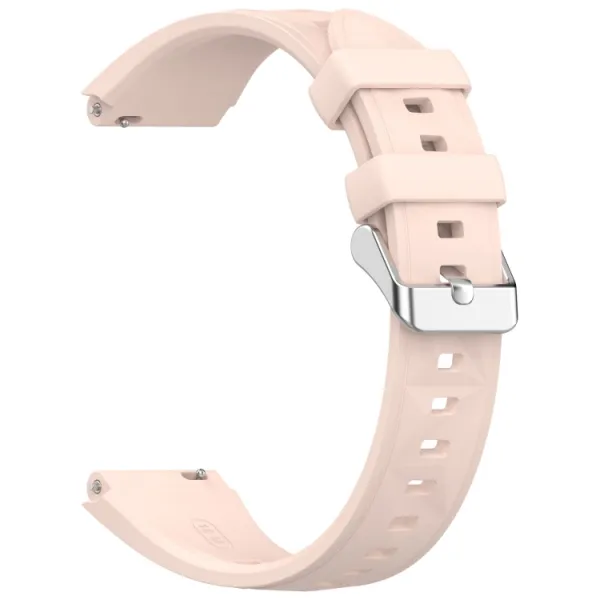 SILICONE Vymeniteľný remienok pre Huawei Watch GT 5 Pro 42mm svetloružový