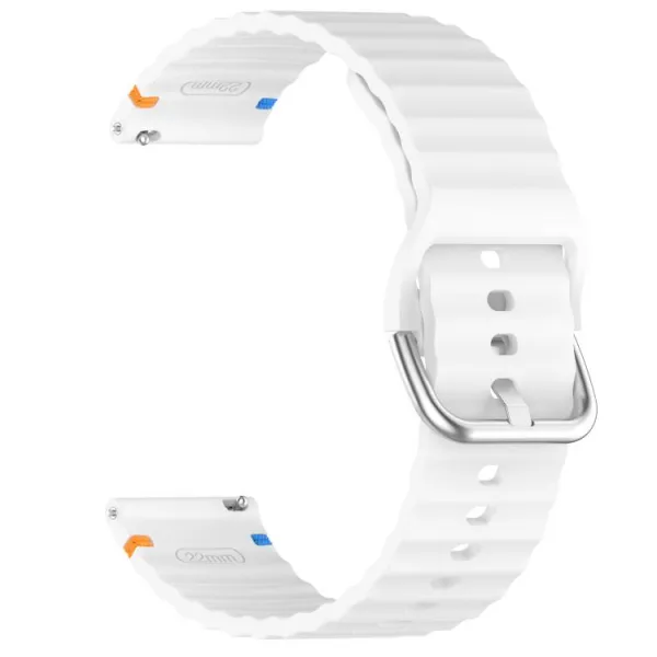 WAVY Silikónový remienok pre Xiaomi Watch S4 biely