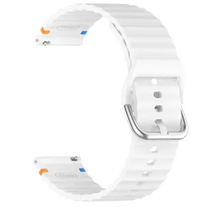 WAVY Silikónový remienok pre Xiaomi Watch S4 biely