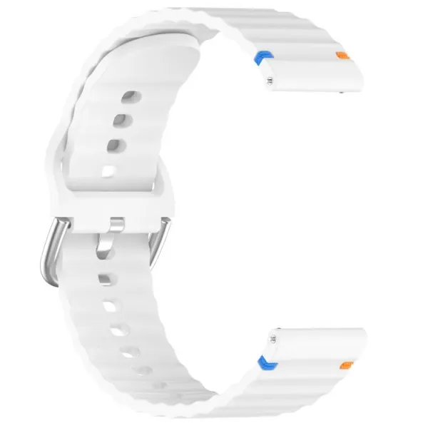 WAVY Silikónový remienok pre Xiaomi Watch S4 biely