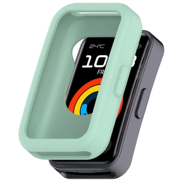 TPU HALF COVER Kryt pre Huawei Band 10 / Band 9 / Band 8 svetlozelený