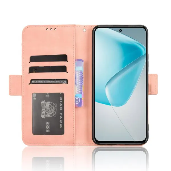 SLOT Peňaženkový obal pre Infinix Hot 50 Pro+ ružový