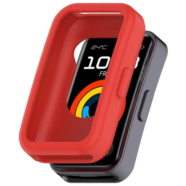 TPU HALF COVER Kryt pre Huawei Band 10 / Band 9 / Band 8 červený