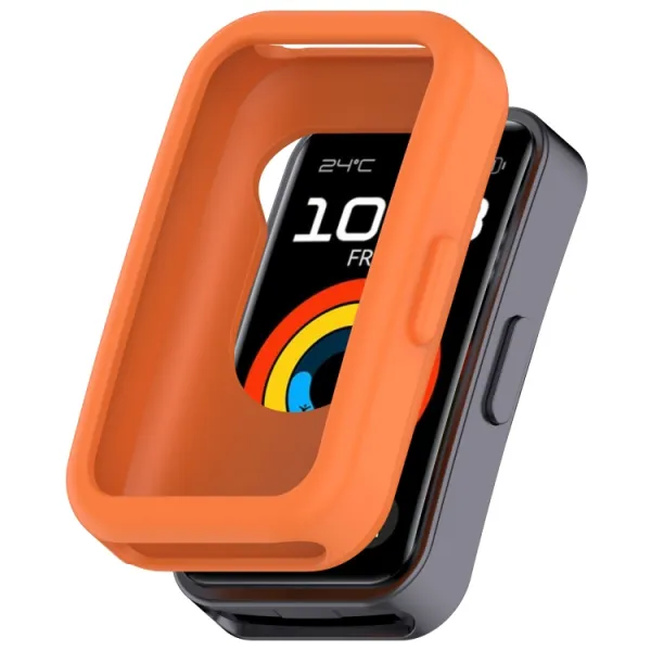 TPU HALF COVER Kryt pre Huawei Band 10 / Band 9 / Band 8 oranžový