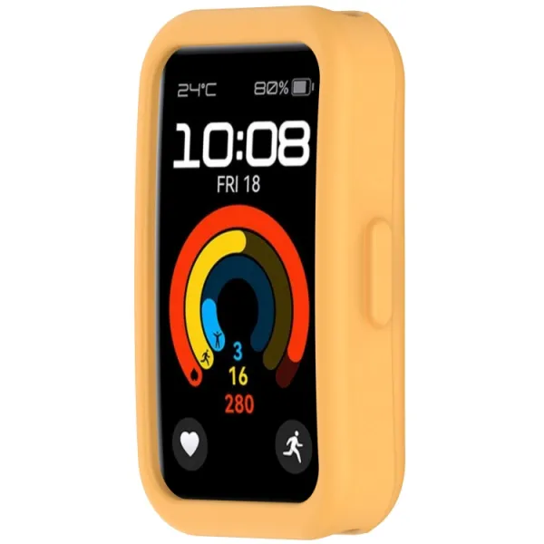 TPU HALF COVER Kryt pre Huawei Band 10 / Band 9 / Band 8 žltý