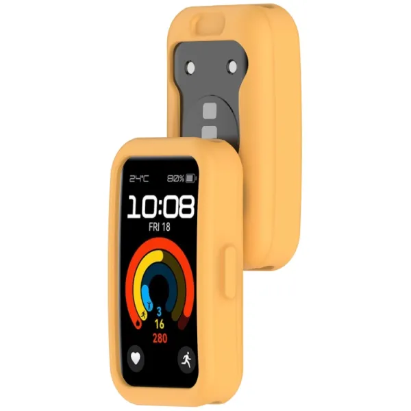TPU HALF COVER Kryt pre Huawei Band 10 / Band 9 / Band 8 žltý