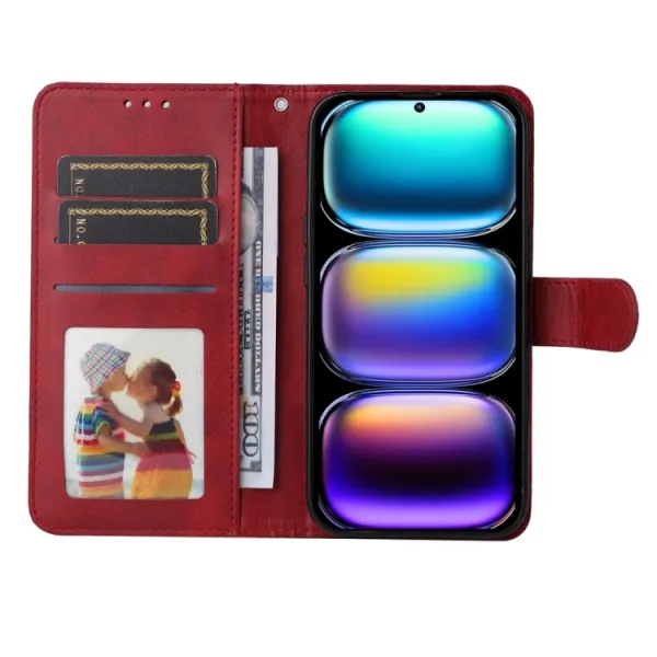 SMOOTH Peňaženkové puzdro pre Infinix Hot 50 Pro+ červené