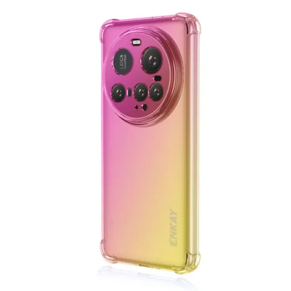 ENKAY GRADIENT Ochranný kryt pre Xiaomi 15 Ultra PINK GOLD