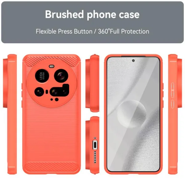 FLEXI TPU Ochranný kryt Xiaomi 15 Ultra červený