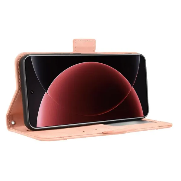 SLOT Peňaženkový obal pre Xiaomi 15 Ultra ružový