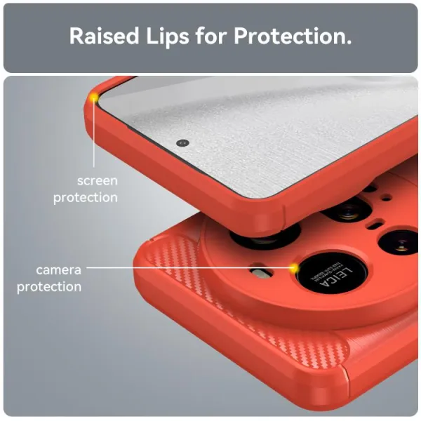 FLEXI TPU Ochranný kryt Xiaomi 15 Ultra červený