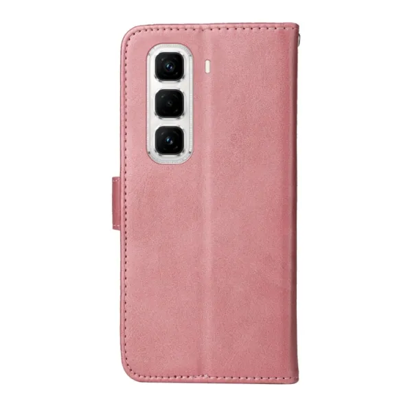 SMOOTH Peňaženkové puzdro pre Infinix Hot 50 Pro+ ružové