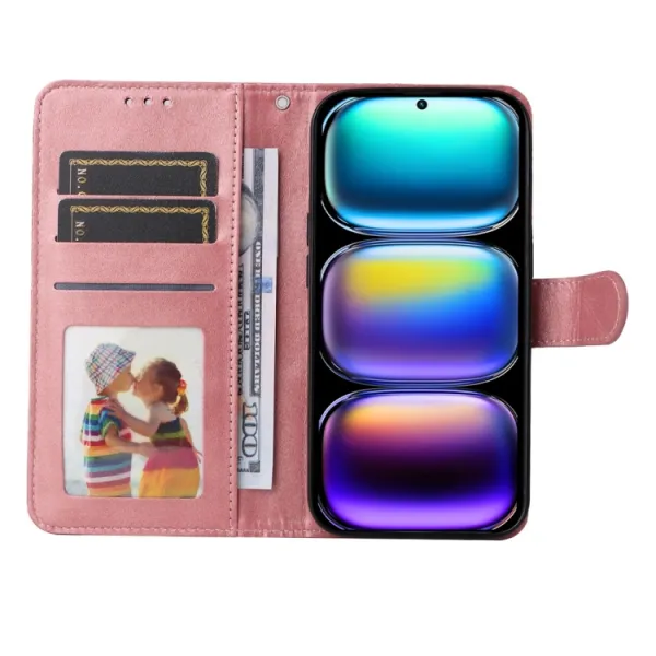 SMOOTH Peňaženkové puzdro pre Infinix Hot 50 Pro+ ružové