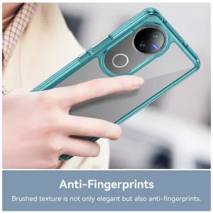 CRYSTAL Ochranný obal pre Vivo V50 5G tyrkysový