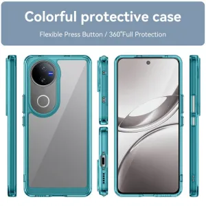 CRYSTAL Ochranný obal pre Vivo V50 5G tyrkysový