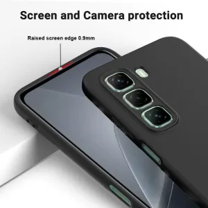 RUBBER Ochranný obal pre Infinix Hot 50 Pro čierny