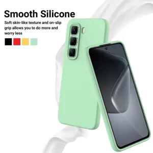 RUBBER Ochranný obal pre Infinix Hot 50 Pro+ zelený