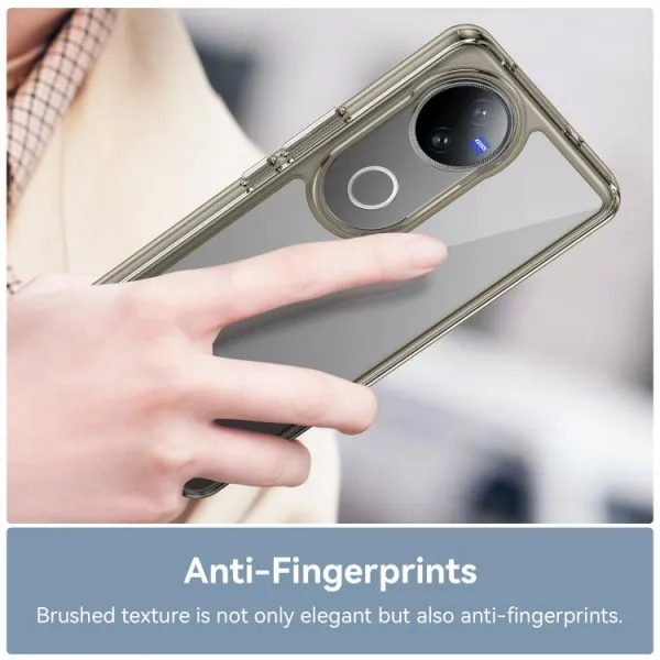 CRYSTAL Ochranný obal pre Vivo V50 5G šedý