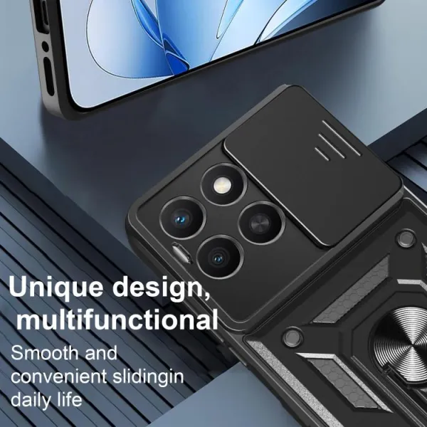 RING CAMERA Kryt s držiakom pre Honor X8c modrý