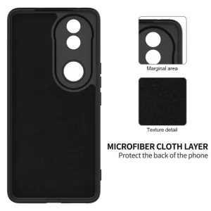 RUBBER Ochranný obal pre Vivo V50 5G čierny