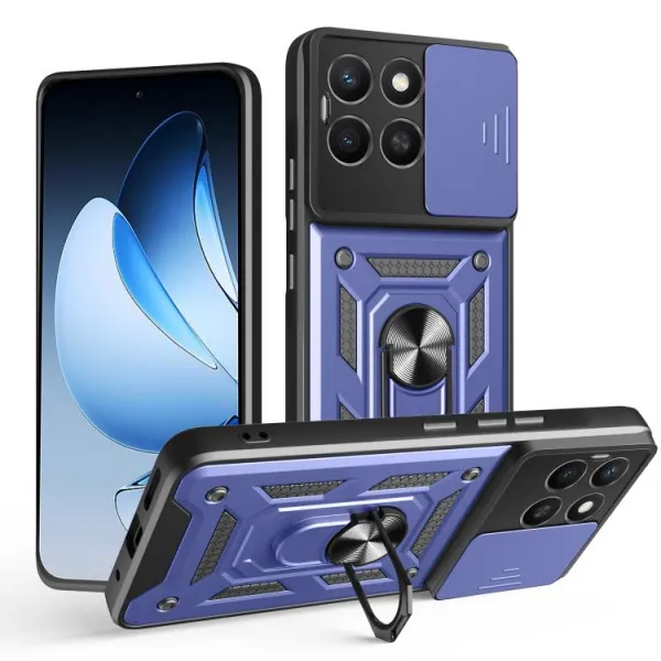 RING CAMERA Kryt s držiakom pre Honor X8c modrý