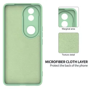RUBBER Ochranný obal pre Vivo V50 5G zelený