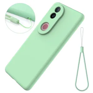 RUBBER Ochranný obal pre Vivo V50 5G zelený