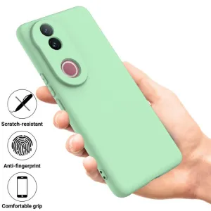 RUBBER Ochranný obal pre Vivo V50 5G zelený
