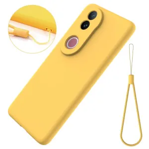 RUBBER Ochranný obal pre Vivo V50 5G žltý