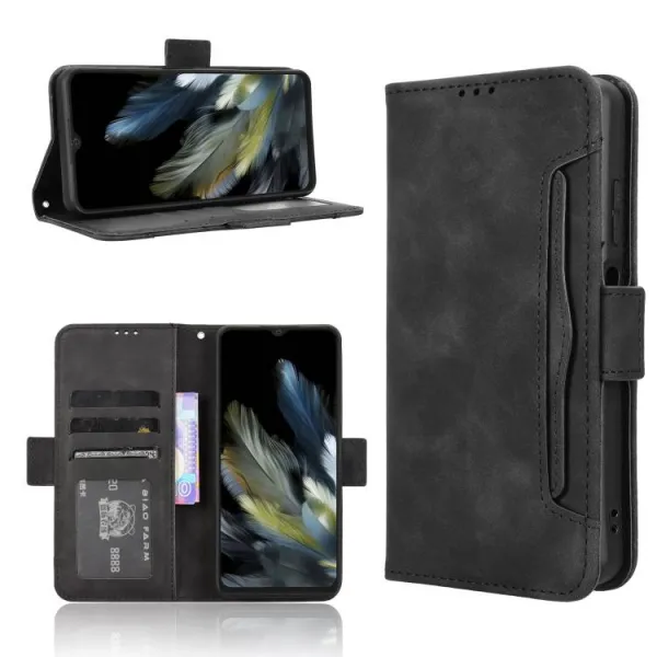 SLOT Peňaženkový obal pre Blackview Wave 8 čierny